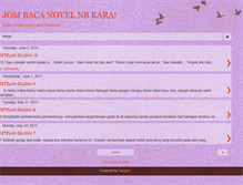 Tablet Screenshot of novelnbkara.blogspot.com