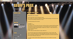 Desktop Screenshot of geoffpages.blogspot.com