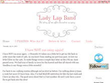 Tablet Screenshot of ladylapband.blogspot.com