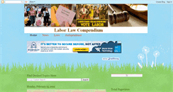 Desktop Screenshot of laborlawcompendium.blogspot.com