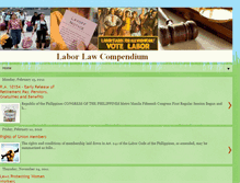 Tablet Screenshot of laborlawcompendium.blogspot.com