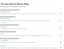 Tablet Screenshot of maxmuscleboston.blogspot.com