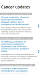 Mobile Screenshot of cancer-updates.blogspot.com