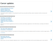 Tablet Screenshot of cancer-updates.blogspot.com