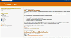 Desktop Screenshot of intersexusa.blogspot.com