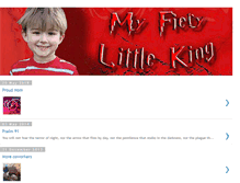 Tablet Screenshot of fierylittleking.blogspot.com