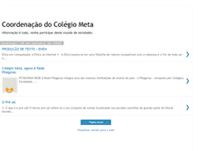 Tablet Screenshot of coordenacaometa.blogspot.com