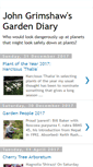 Mobile Screenshot of johngrimshawsgardendiary.blogspot.com