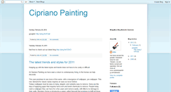Desktop Screenshot of ciprianopainting.blogspot.com