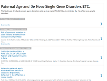 Tablet Screenshot of fathersageandsinglegenedisorders.blogspot.com