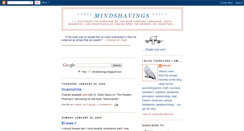 Desktop Screenshot of mindshavings.blogspot.com