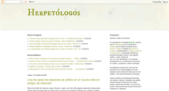 Desktop Screenshot of herpetologos.blogspot.com