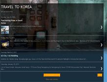 Tablet Screenshot of 101koreatravel.blogspot.com