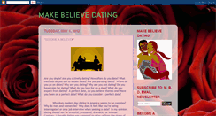 Desktop Screenshot of makebelievedating.blogspot.com