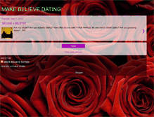 Tablet Screenshot of makebelievedating.blogspot.com