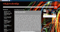 Desktop Screenshot of mkdemokratija.blogspot.com