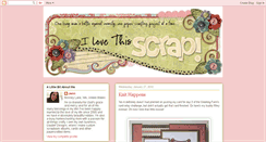 Desktop Screenshot of ilovethisscrap.blogspot.com