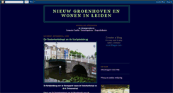 Desktop Screenshot of nieuwgroenhoven.blogspot.com