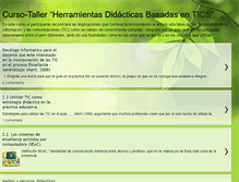 Tablet Screenshot of curso-tallertics.blogspot.com