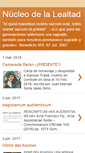 Mobile Screenshot of nucleodelalealtad.blogspot.com
