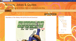 Desktop Screenshot of humorsandjokes.blogspot.com