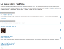 Tablet Screenshot of ldexpressionsportfolio.blogspot.com