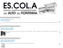 Tablet Screenshot of escoladafontinha.blogspot.com