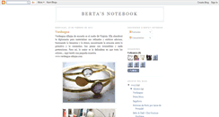 Desktop Screenshot of bertasnotebook.blogspot.com