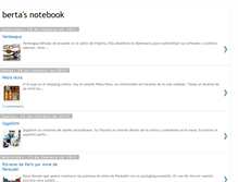 Tablet Screenshot of bertasnotebook.blogspot.com