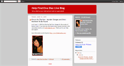 Desktop Screenshot of elva-diaz-wanted.blogspot.com