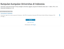 Tablet Screenshot of kumpulan2-universitas.blogspot.com