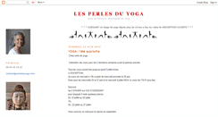 Desktop Screenshot of lesperlesduyoga.blogspot.com