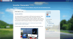 Desktop Screenshot of invertergenerator1.blogspot.com