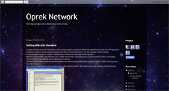 Desktop Screenshot of opreknetwork.blogspot.com