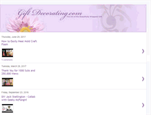 Tablet Screenshot of giftdecorating.blogspot.com