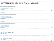 Tablet Screenshot of facultycalls.blogspot.com