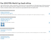 Tablet Screenshot of fanmundial2010.blogspot.com