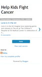 Mobile Screenshot of helpkidsfightcancer.blogspot.com