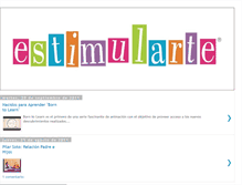 Tablet Screenshot of estimularalbebe.blogspot.com