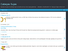 Tablet Screenshot of cabecasujas.blogspot.com
