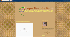 Desktop Screenshot of grupoflordolacio.blogspot.com