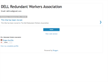 Tablet Screenshot of dellredundantworkersassociation.blogspot.com