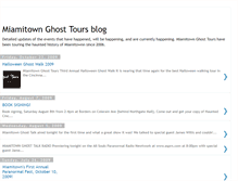 Tablet Screenshot of miamitownghosttours.blogspot.com