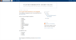 Desktop Screenshot of clickcomments.blogspot.com