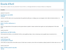 Tablet Screenshot of ecuriedavril.blogspot.com