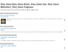 Tablet Screenshot of kilic-gunudizisiizle.blogspot.com