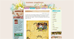 Desktop Screenshot of nomeecreations.blogspot.com