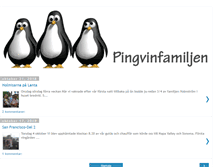 Tablet Screenshot of pingvinfamiljen.blogspot.com