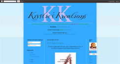 Desktop Screenshot of krystieskreations.blogspot.com