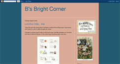 Desktop Screenshot of bbrightcorner.blogspot.com